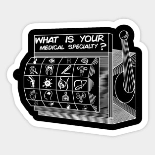 medical specialty Sticker